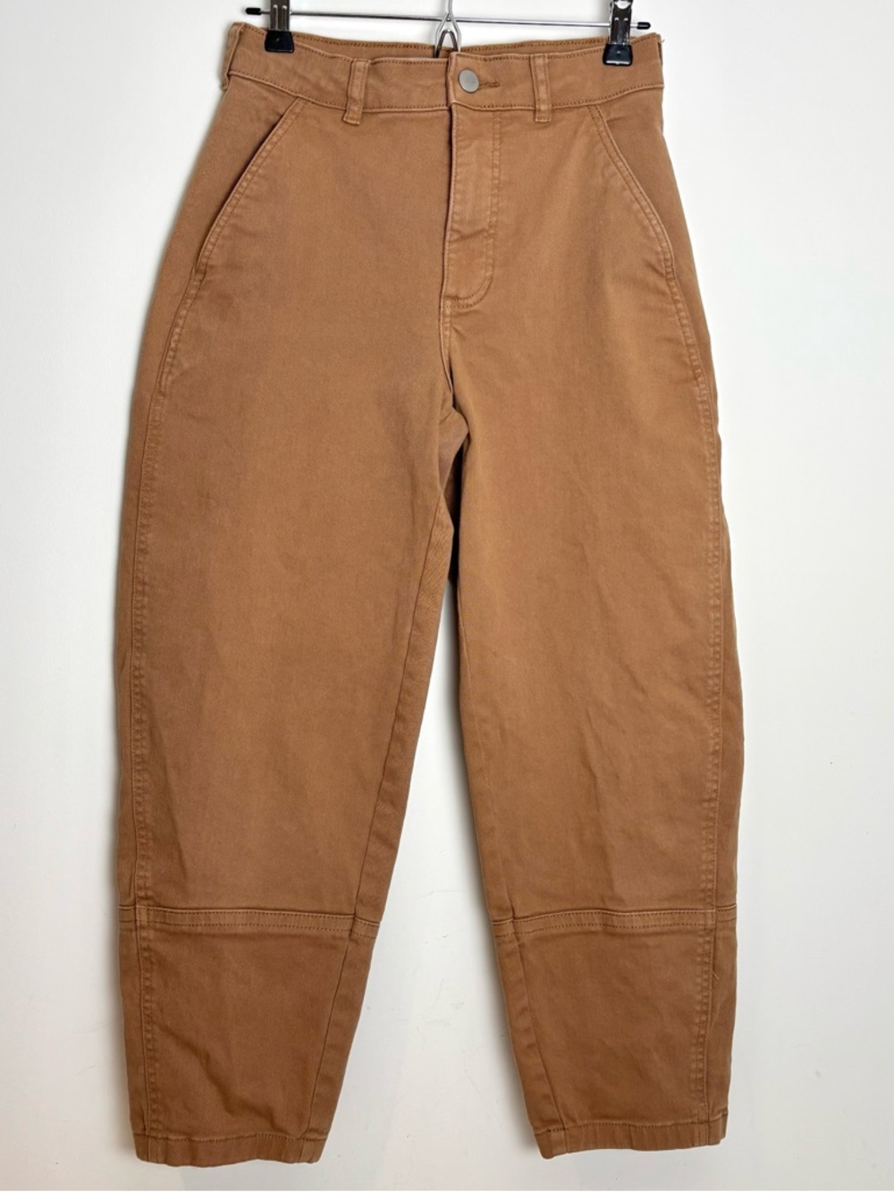 Everlane Utility Barrel Pants Caramel Brown Size 2